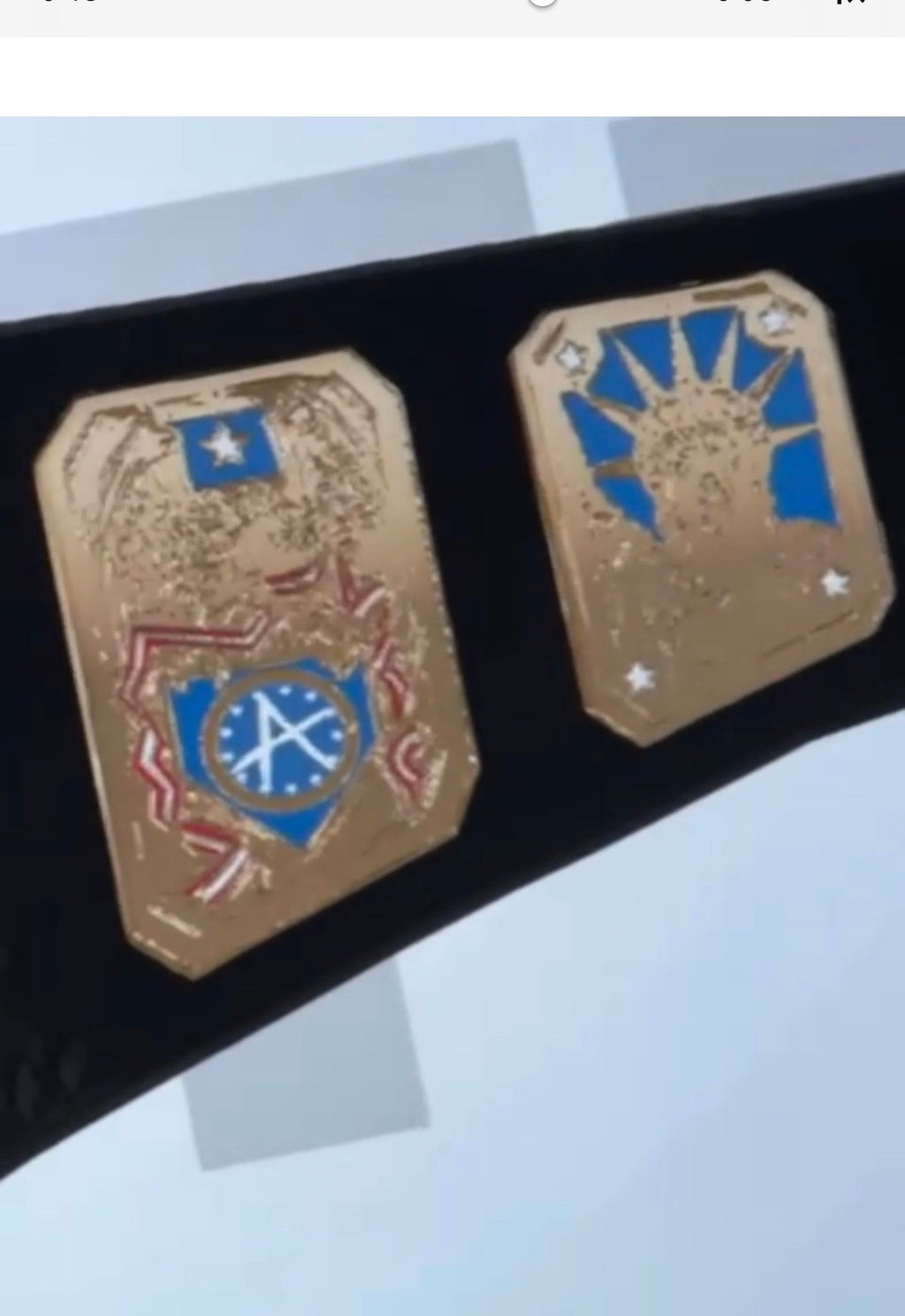 Custom united States belt 6mm