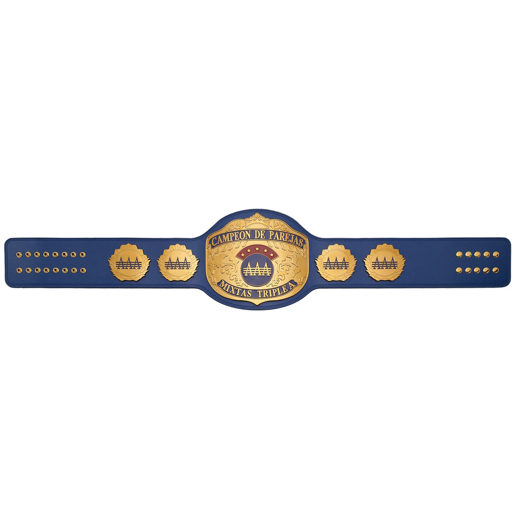 AAA World Mixed Tag Team Championship Replica Title Belt