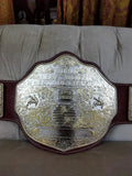 Big Gold World Heavyweight Championship Replica Belt Brown strap