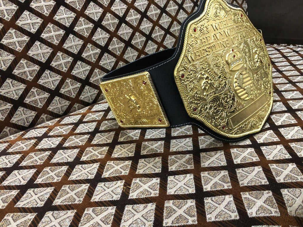 Big Gold World Heavyweight Wrestling Championship Belt