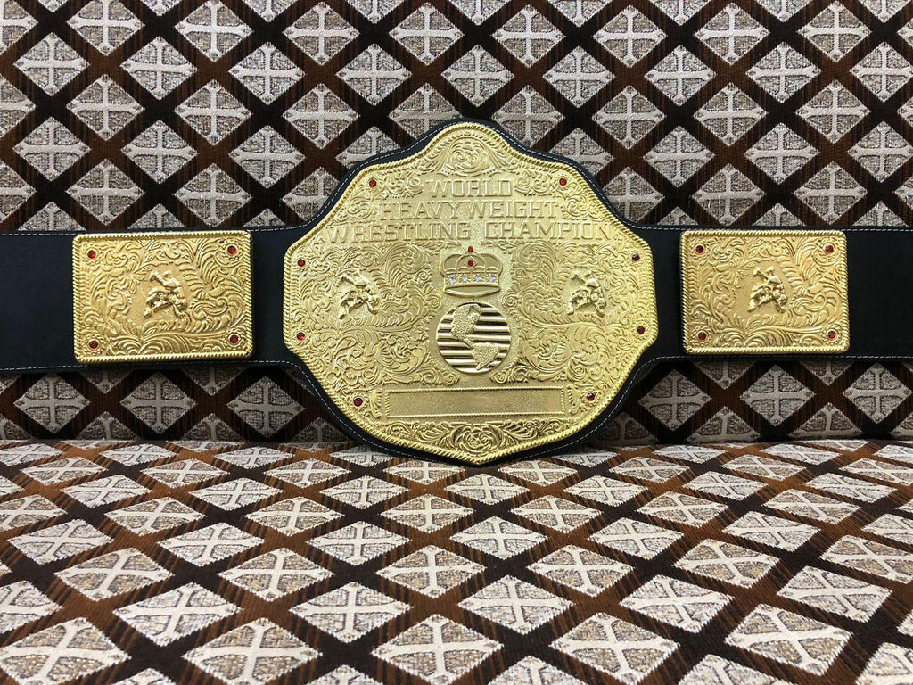 Big Gold World Heavyweight Wrestling Championship Belt