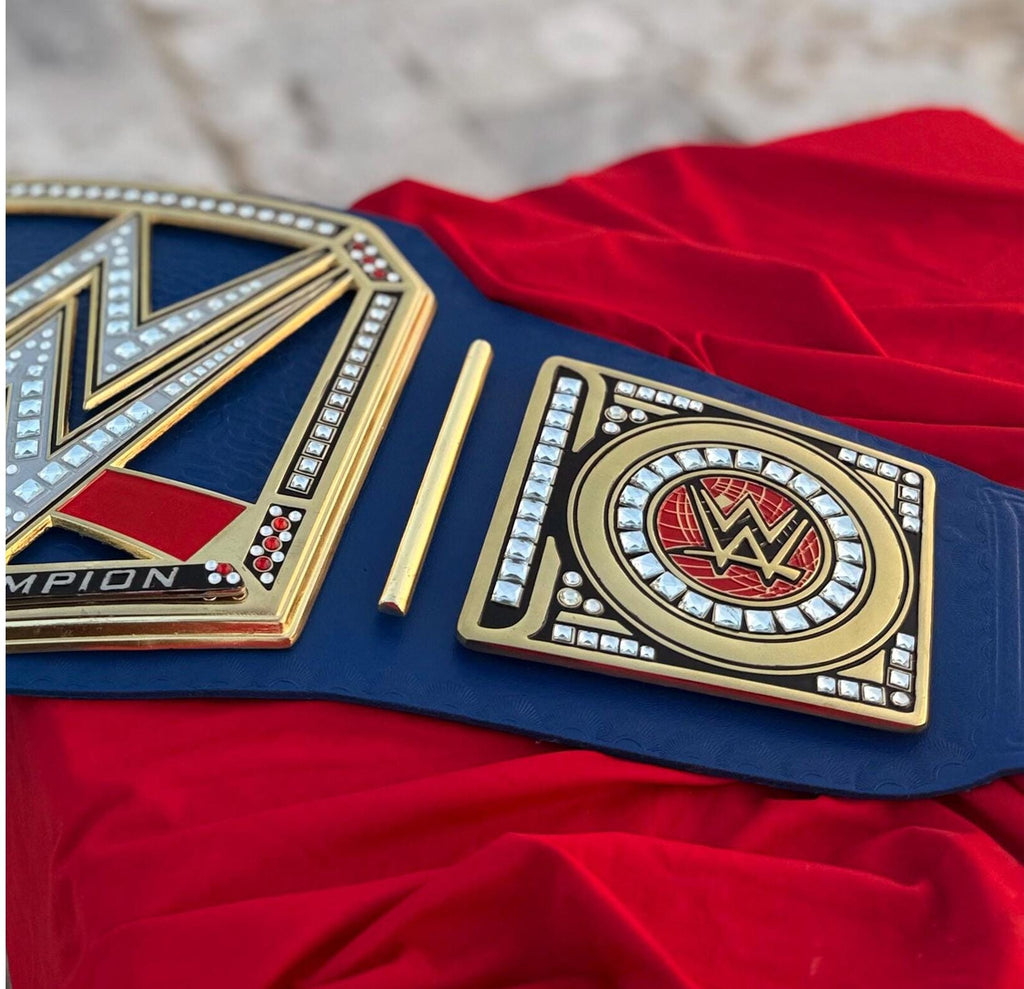 Blue Universal Championship Replica Title Belt blue strap