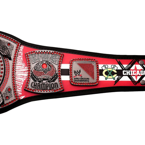 CM Punk Chicago Blackhawks Signature Series Spinner Championship Replica Belt