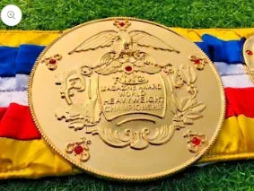WBA boxing belt + IBF boxing belt + Rocky belt
