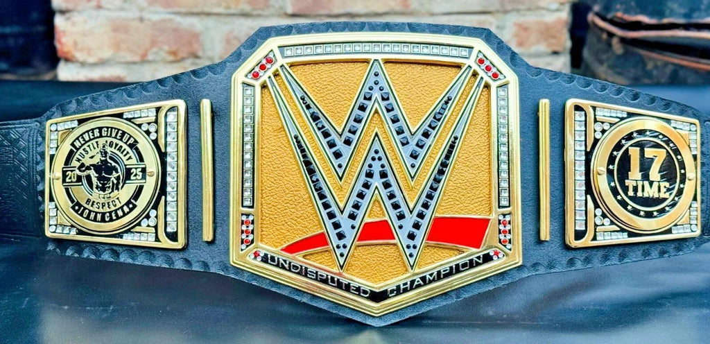 john cena 17th times belt 4mm + Perth Western Australia belt 4mm+ 3 bags and 3 wall hangers