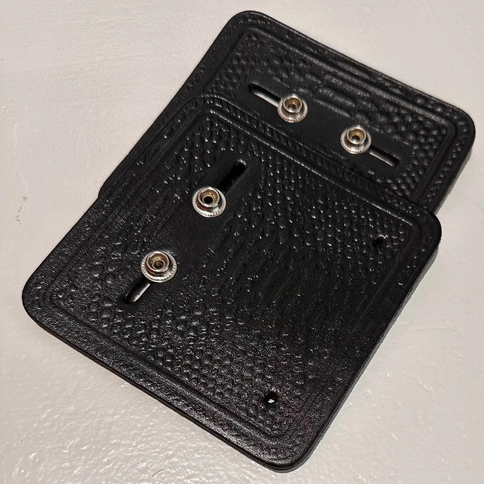 Wrestling Belt Wall Mount Hanger 2 Pack | Real Leather Belt Display Hook | Adjustable Studs | WWE Replica Belt Holder