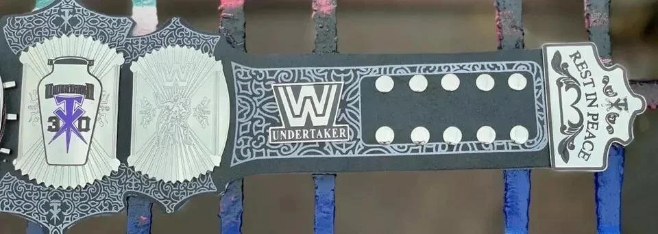 Undertaker 30 Years Signature Series Championship Replica Belt
