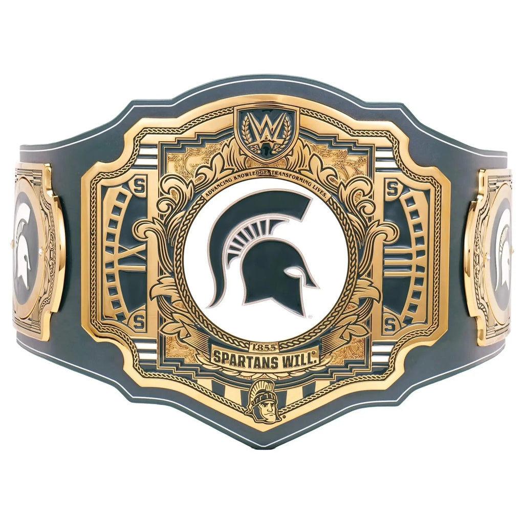 Michigan State Spartans WWE Legacy Title Belt 2MM